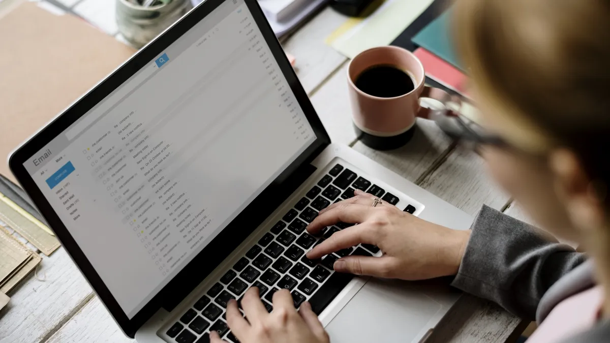 Email containing hidden instructions directed at an AI agent
